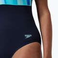Дамски цял костюм за плуване Speedo Shaping Contour Eclipse Printed true navy/berry 10