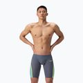 Мъжки шорти за плуване тип клин Speedo Fastskin LZR Intent 2.0 Jammer grey lead/acadia blue/hyper yellow