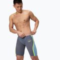 Мъжки шорти за плуване тип клин Speedo Fastskin LZR Intent 2.0 Jammer grey lead/acadia blue/hyper yellow 4