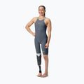 Дамски стартов екип Speedo Fastskin LZR Pure Valor 2.0 Closedback Kneeskin grey lead / acadia blue / mainline 2