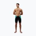 Мъжки шорти за плуване тип клин Speedo Endurance+ MAX Splice Jammer black/turquoise gem 2