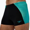 Мъжки боксерки за плуване Speedo Endurance+ MAX Splice Aquashort black/turquoise gem 5