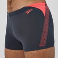 Мъжки боксерки за плуване Speedo Hyper Boom Splice grey lead/neon coral 5