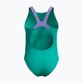 Детски цял бански костюм Speedo Printed Pulseback turquoise gem 2