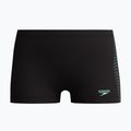 Детски боксерки за плуване Speedo Plastisol Placement Aquashort black/alfalfa green