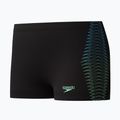 Детски боксерки за плуване Speedo Plastisol Placement Aquashort black/alfalfa green 3
