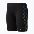 Детски плувни шорти тип клин Speedo Plastisol Placement Jammer black/alfalfa green 3