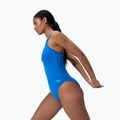 Дамски цял бански костюм Speedo Racer Zip with Built in Swim Bra lagoon blue 4