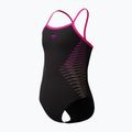 Детски цял бански костюм Speedo Platisol Placement Thinstrap Muscleback flare pink 3