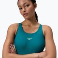 Дамски цял бански костюм Speedo Colourblock 2.0 deep emerald 5