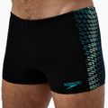 Мъжки боксерки за плуване Speedo Endurance+ Tech Panel Aquashort black/turquoise gem 5