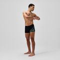 Мъжки боксерки за плуване Speedo Medley Logo Aquashort black/alfalfa green 2