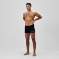 Мъжки боксерки за плуване Speedo Medley Logo Aquashort black/neon coral 2