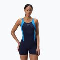 Дамски цял костюм за плуване Speedo HyperBoom Splice Legsuit lagoon blue/celeste