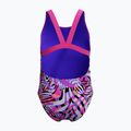 Детски цял бански костюм Speedo Digital Allover Leaderback flare pink 2