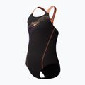 Детски цял бански костюм Speedo Medley Logo Medalist bright peach 3