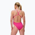 Дамски цял бански костюм Speedo FL Solid V-Back flare pink 2