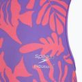 Дамски цял бански костюм Speedo FL Printed Web Back coral cluster/indigo glow 3