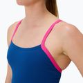 Дамски цял бански костюм Speedo FL Solid Flyback 2.0 aegean denim/flare pink 4
