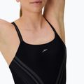 Дамски цял бански костюм Speedo Printed Active Back black 4
