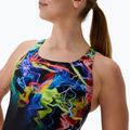 Цял бански костюм Speedo Placement Printed Powerback static volta/anthracite 5