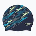 Шапка за плуване Speedo Printed Silicone peacoat/pale clover/mayan blue