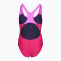 Детски цял бански костюм Speedo Digital Placement Splashback pink/glassy pink 2