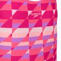 Детски цял бански костюм Speedo Digital Placement Splashback pink/glassy pink 3
