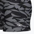 Мъжки бански боксери  Speedo Print Beachstar Square Leg Anthracite/Coin Grey 8