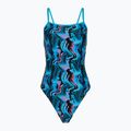 Дамски цял бански костюм Speedo Printed Web Back canyon ombre/black