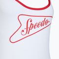 Дамски цял бански костюм Speedo Solid Bound Scoop high risk red/bright white 3