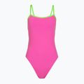 Дамски цял бански костюм Speedo Solid Tri neon flamingo