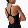 Дамски цял костюм за плуване Speedo Placement Muscleback anthracite/clover 5