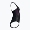 Дамски цял костюм за плуване Speedo Placement Muscleback anthracite/clover 9