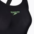 Дамски цял костюм за плуване Speedo Placement Muscleback anthracite/clover 8