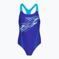 Детски цял бански костюм Speedo Medley Logo Medalist sapphire/mayan blue