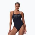 Дамски цял бански костюм Speedo Endurance+ Logo Thin Strap anthracite