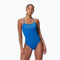 Дамски цял бански костюм Speedo Endurance+ Logo Thin Strap turkish sea