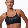 Дамски бански костюм от две части Speedo Endurance+ Logo Thin Strap anthracite 4