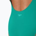Дамски цял бански костюм Speedo Solid high neck peacock teal 5