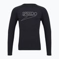 Мъжка блуза с дълъг ръкав за плуване Speedo Endurance+ Logo Rash Guard anthracite