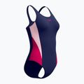 Дамски цял костюм за плуване Speedo Colourblock 2.0 peacoat/pink 8