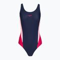 Дамски цял костюм за плуване Speedo Colourblock 2.0 peacoat/pink 6