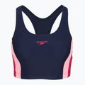 Дамски цял костюм за плуване Speedo Colourblock Splice 2.0 peacoat/pink 3