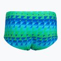 Мъжки боксерки за плуване Speedo ML Printed 13,5 cm Brief quilted triangles/lagoon blue 2