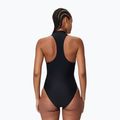 Дамски цял бански костюм Speedo Ocean Flex Zip black/pale clover 2