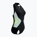 Дамски цял бански костюм Speedo Ocean Flex Zip black/pale clover 8