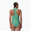 Дамски цял бански костюм Speedo Ocean Flex Zip fortune green/pale clover 2