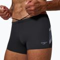 Мъжки боксерки за плуване Speedo Hyperboom Aquashort antracite/coin grey 4