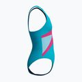 Детски цял бански костюм Speedo Hyperboom Butterfly Back mayan blue/margarita pink 4